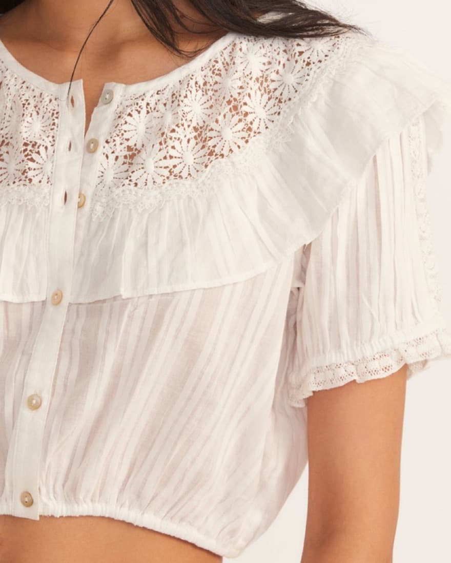 LoveShackFancy Elania Top NWT - Image 3