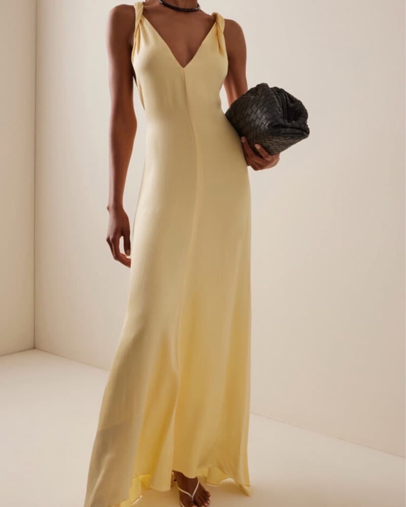 Bondi Born Yellow Andrea Twist Dress  - Image 2