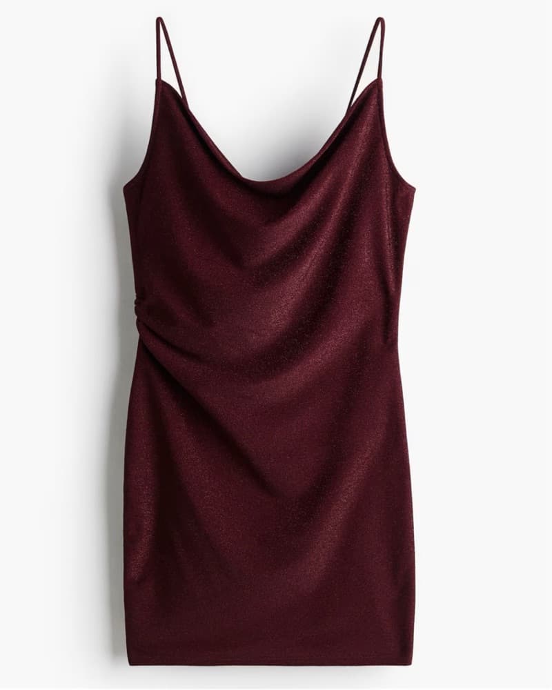 Burgundy dress - Image 2