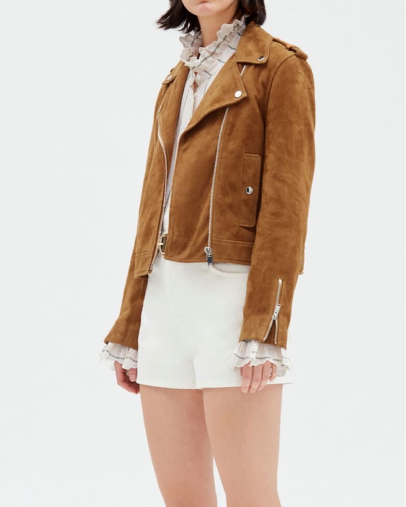 Camel Suede Jacket  - Image 4