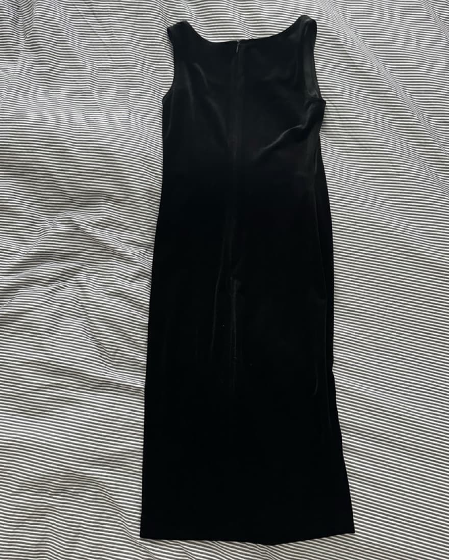 Bernini black Velvet Dress  - Image 3