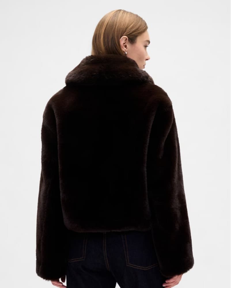 Gap Faux Fur Zip - Image 2