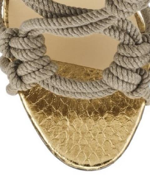 Jimmy Choo Rope Gladiator Heels - Image 4