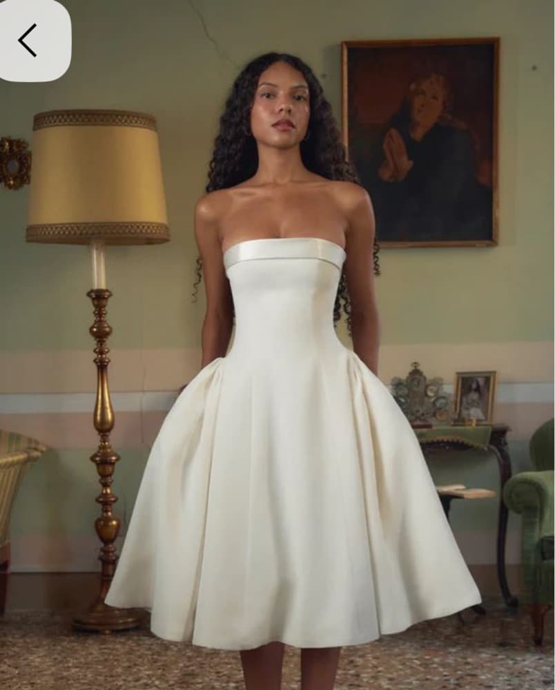 Mirror Palais White Opera Dress - Image 1