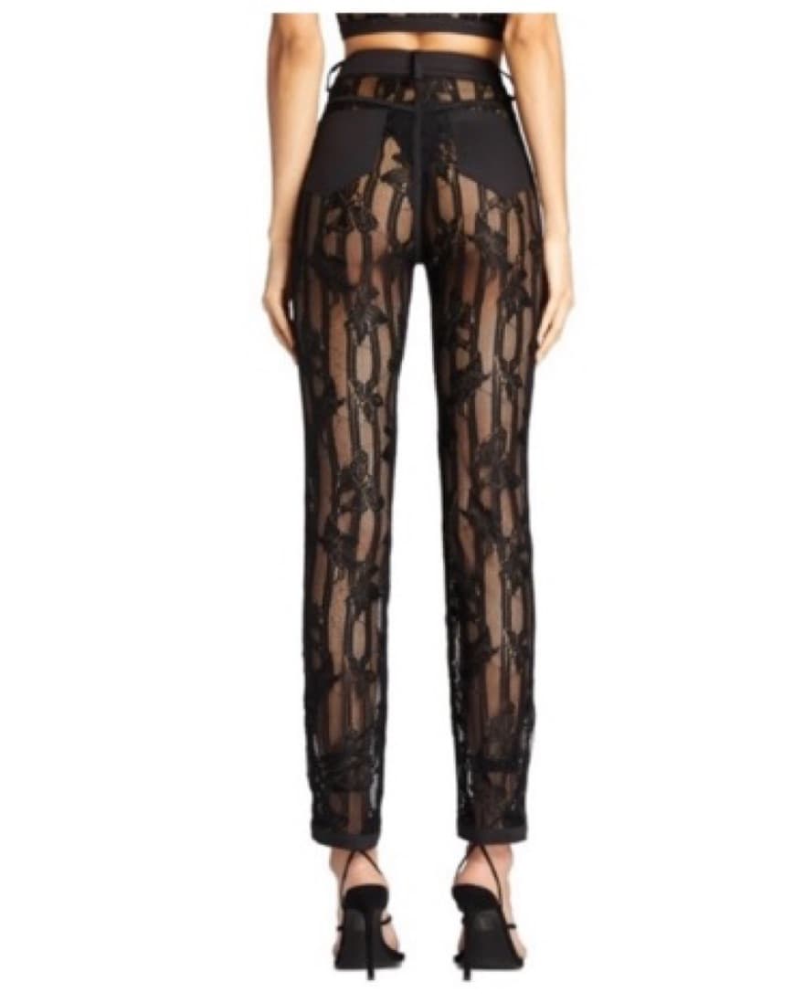 I am Gia Black Lace Pants - Image 2