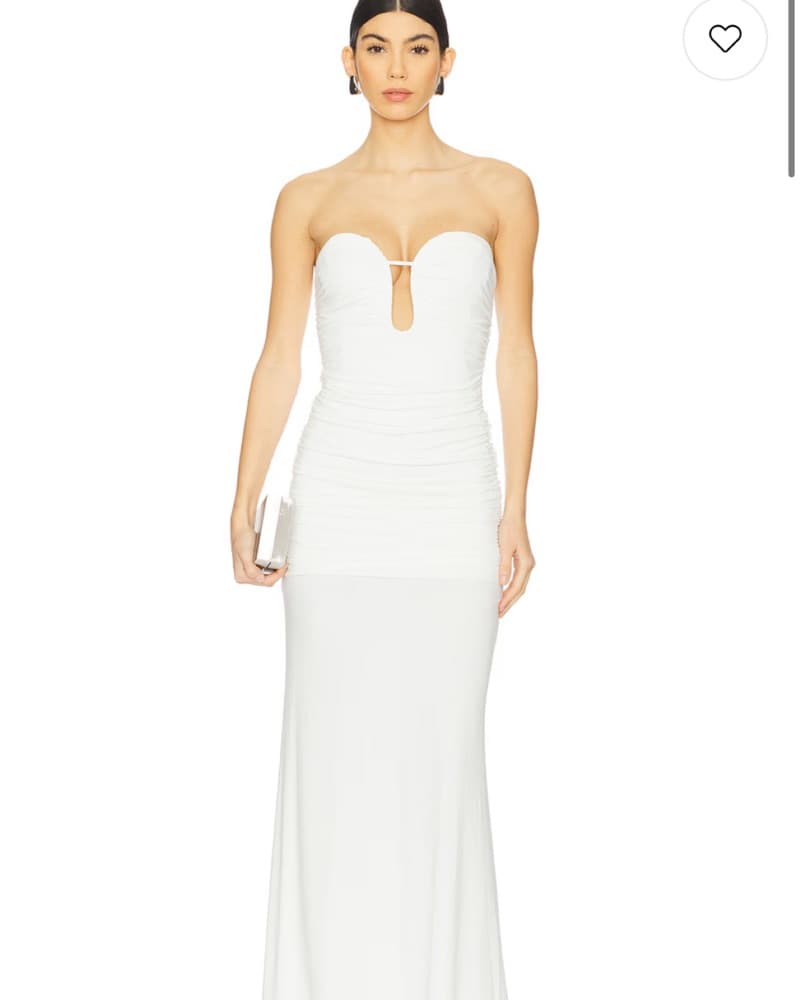 White Dress Bardot  - Image 1