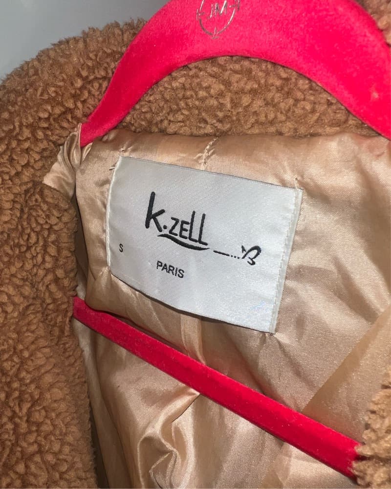 Teddy Coat in Camel - Image 5