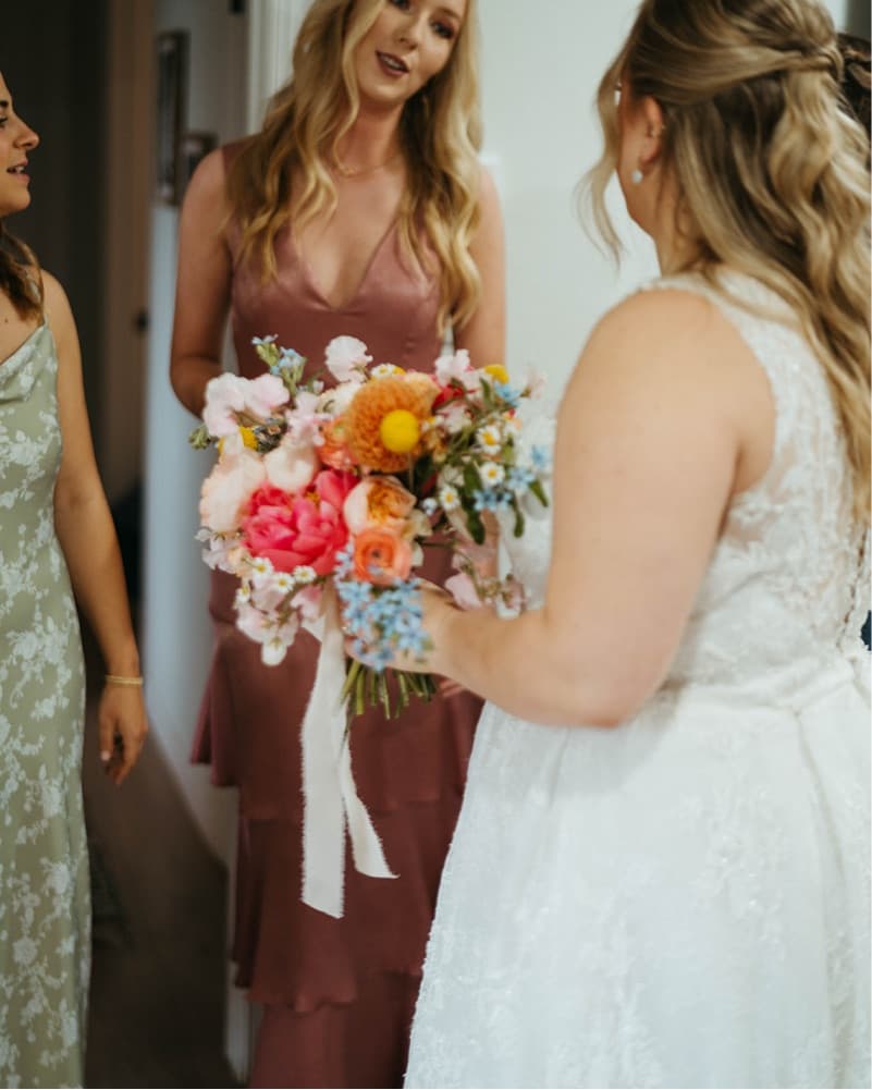 Elegant Mauve Tiered Maxi Dress - Image 2