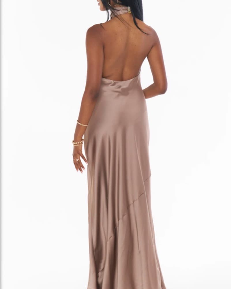 Jasmine Halter Maxi Dress - Image 3