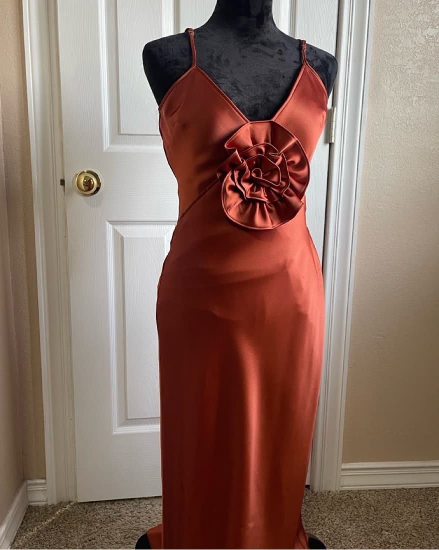 Gianni Bini Rosette Long Dress - Image 3