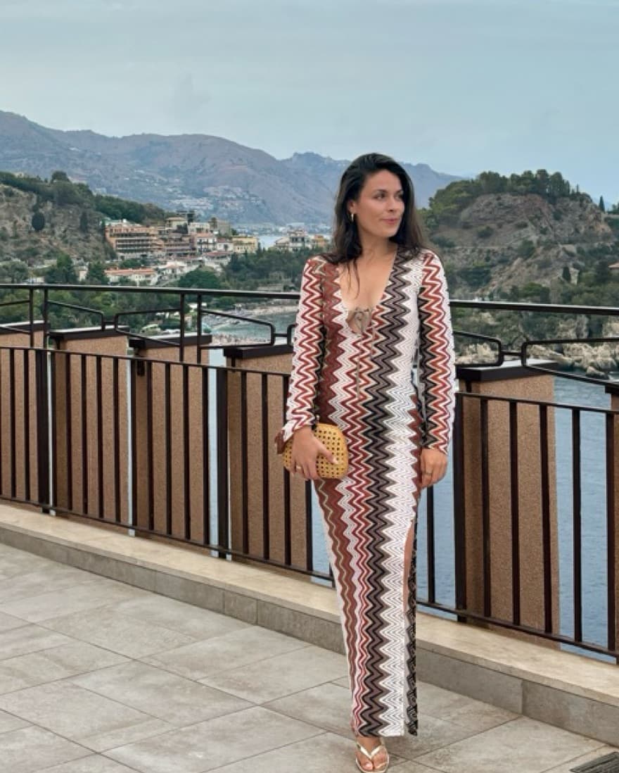 Crochet Maxi Dress (missoni Dupe) - Image 4