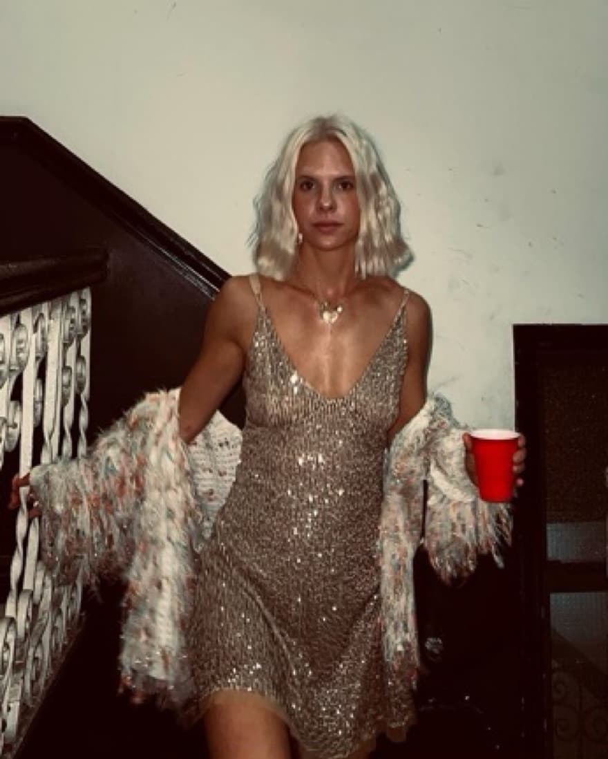 Gold Sequin Dress  - Image 1