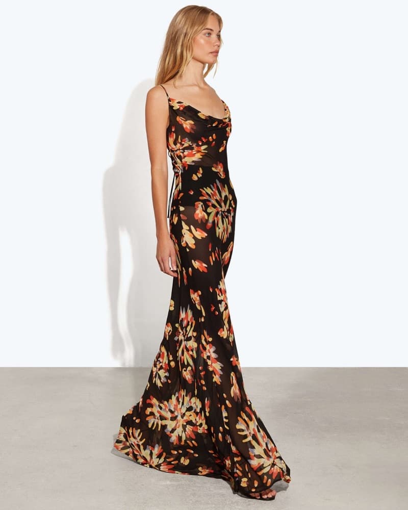 Vibrant Floral Maxi Dress - Image 6