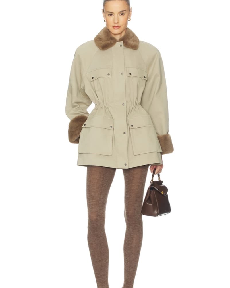 Chic Utility Parka with Fur Collar - Image 3