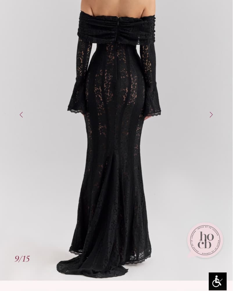 House Of CB Black Belle Dress - Image 2