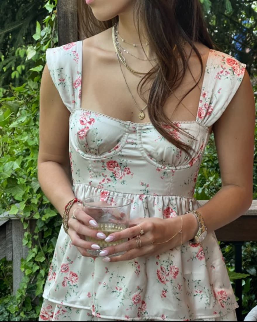 WeWoreWhat Floral High-Low Dress - Image 1