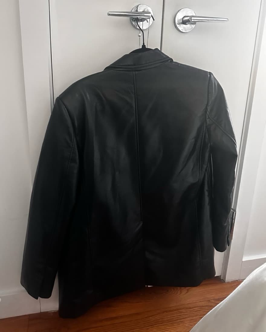 Aritiza/Babaton Vegan Leather Blazer - Image 2