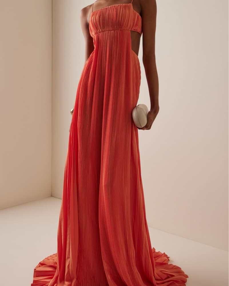 ALEXIS ORANGE VARRANZA MAXI DRESS - Image 4