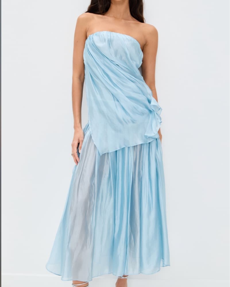 The Garment Gilian Blue Gown - Image 6