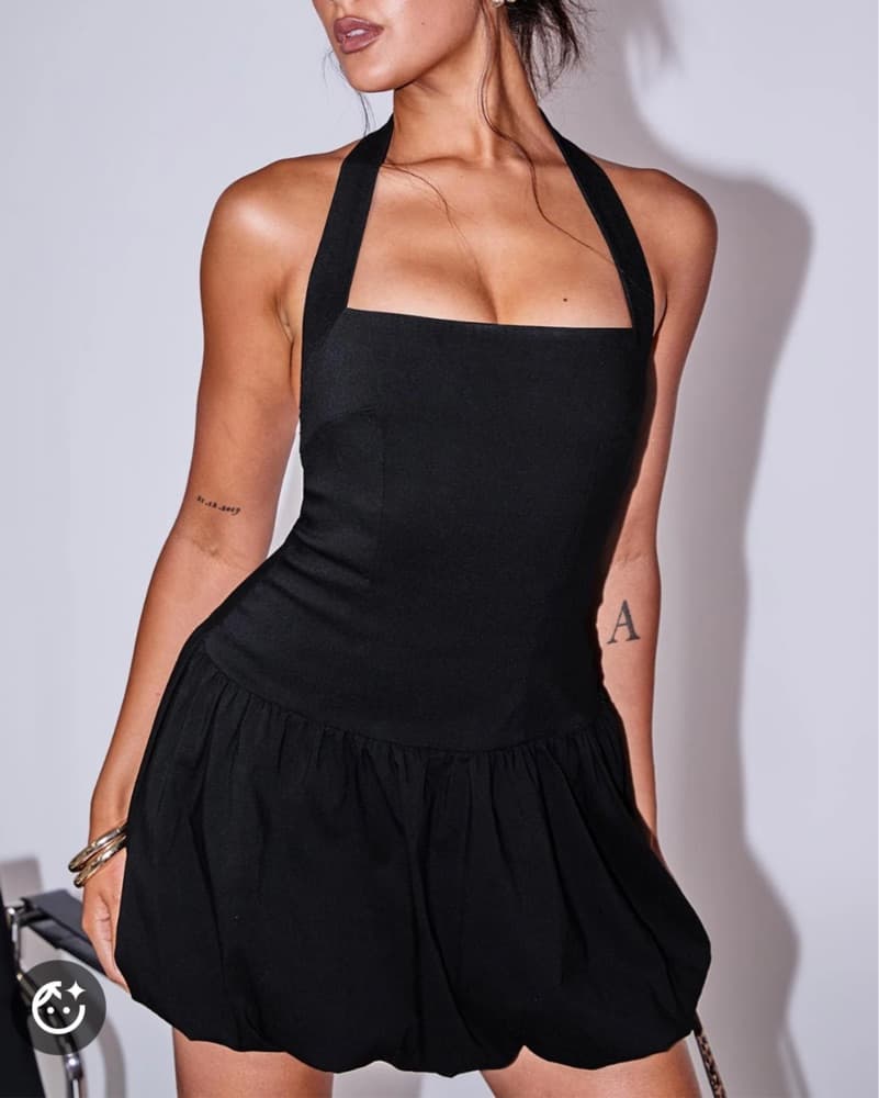 Black Bubble Dress - Princess Polly  - Image 4
