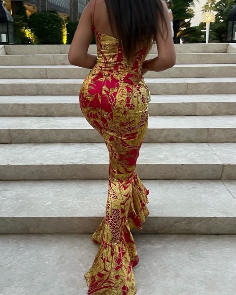 Just Cavalli Vintage Asian Art Dress - Image 3