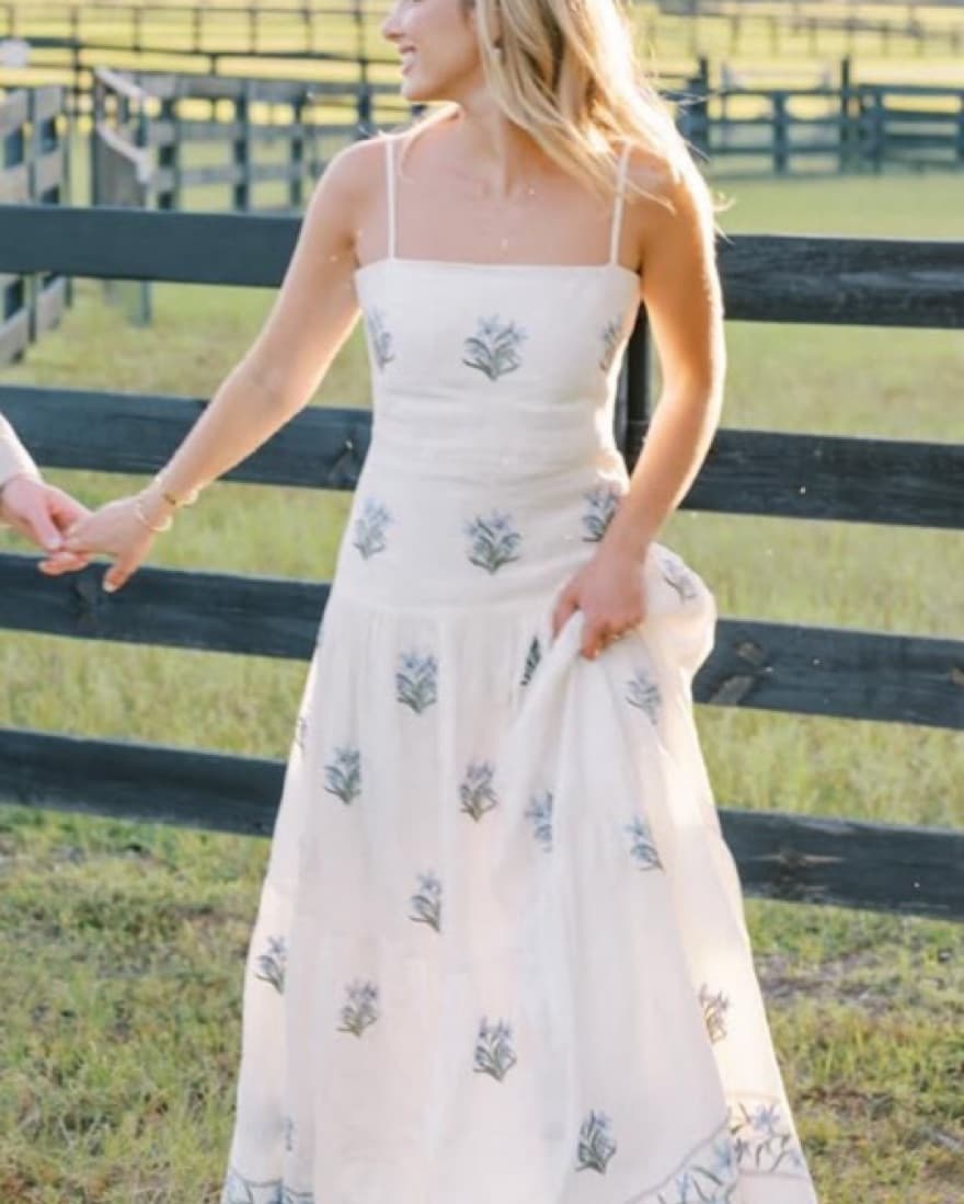AguaByAgua BenditaEmbroidered Maxi Dress - Image 3