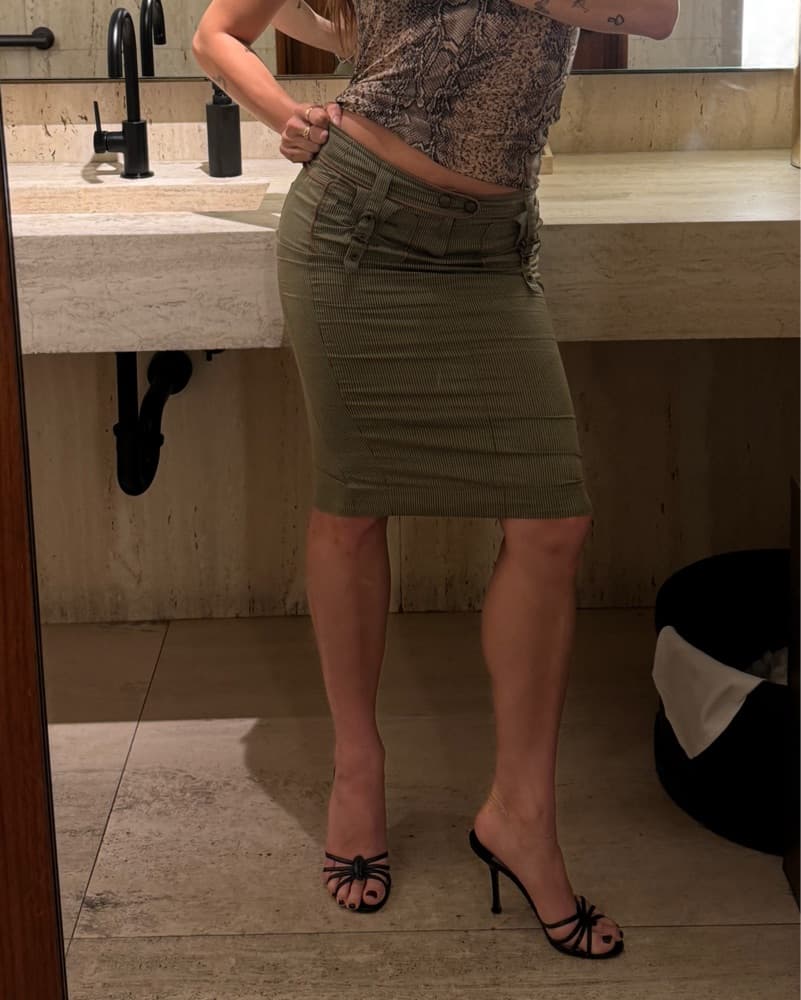 2000s Robert Cavalli Pencil Skirt  - Image 2