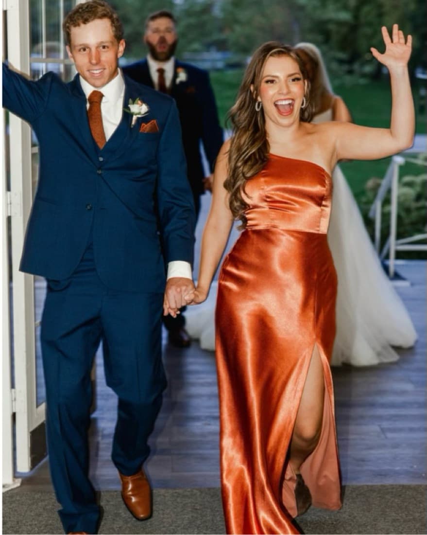 Birdy Grey Kensie Dress in Terracotta - Image 2