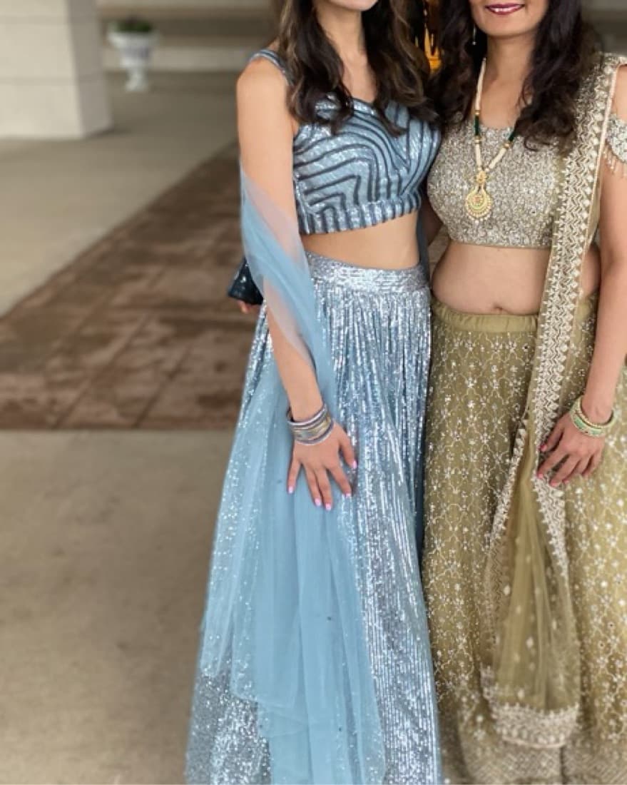 Sequin Lehenga - Indian Wedding Dress  - Image 1