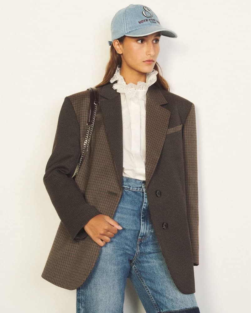 Kendall Jenner Sandro Oversized Blazer - Image 5