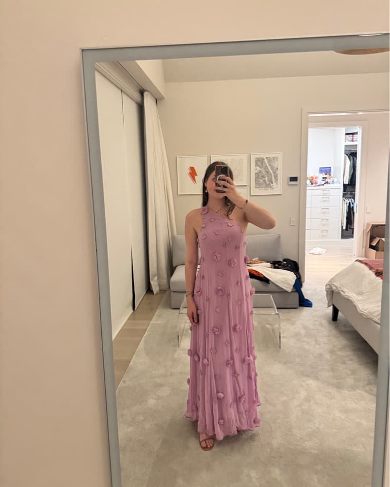 Blossom Bliss Lavender Floral Maxi Dress - Image 6
