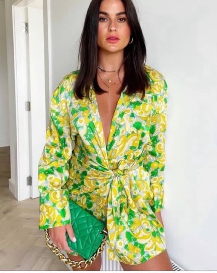 Zara Wrap Dress - Image 1