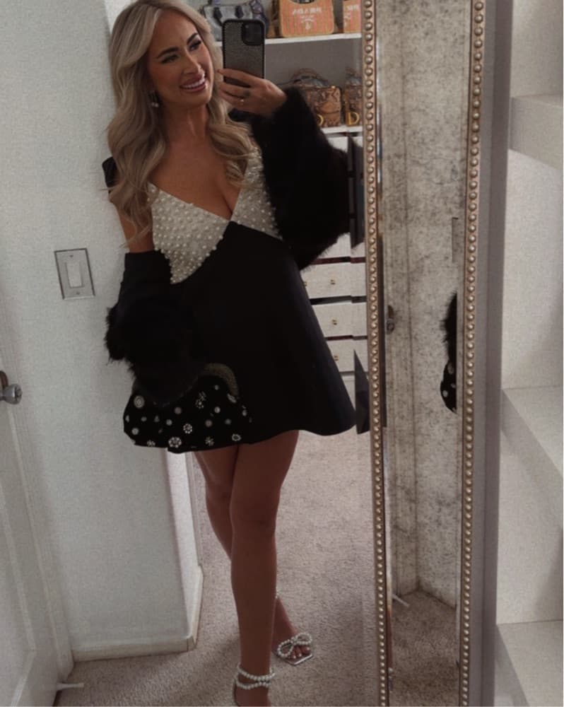 For Love And Lemons Pearl Bow Dress - Image 2