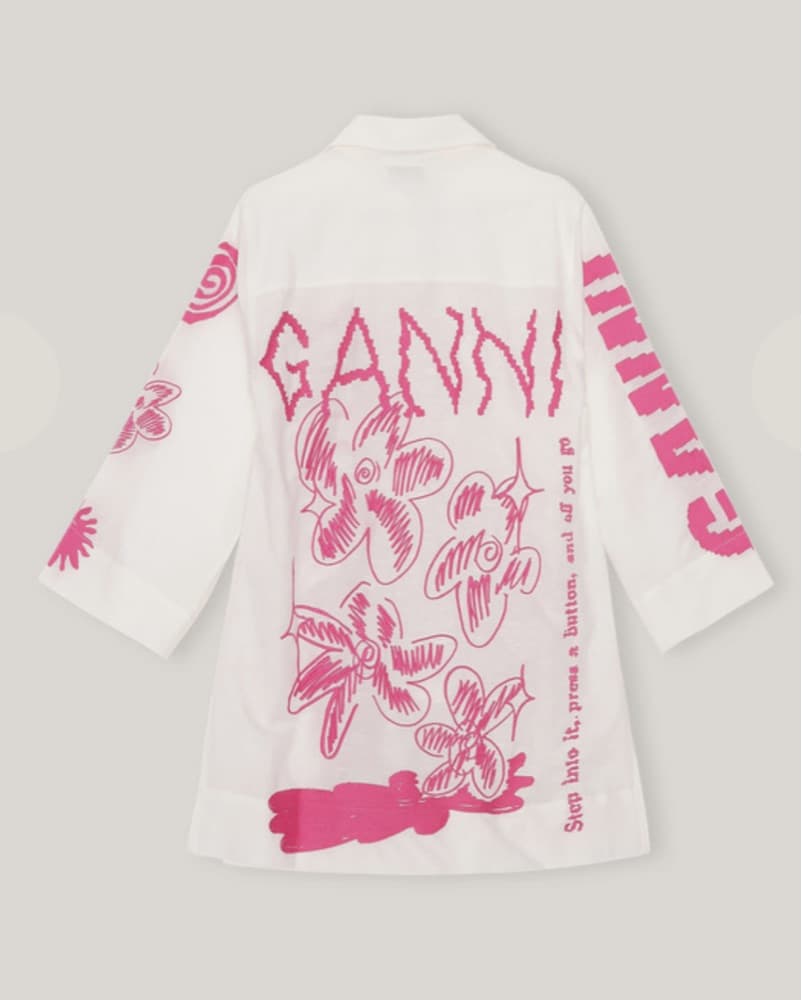 Ganni Linen Top - Image 2