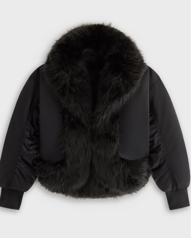 Kith Senna Faux Fur Reversible Bomber - Image 2