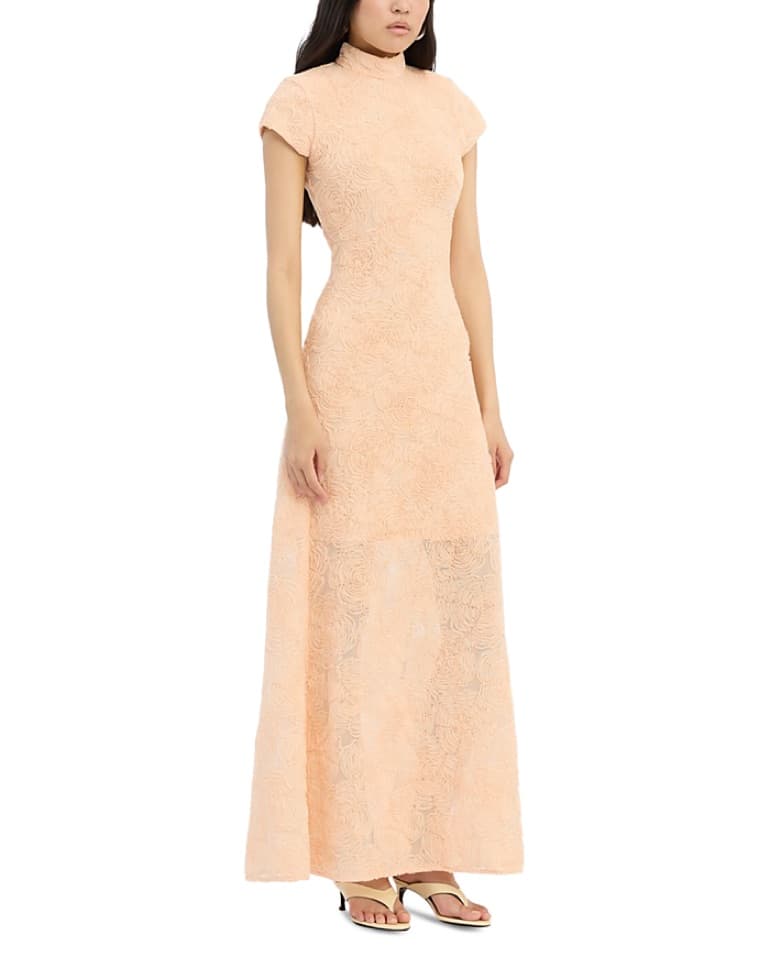 Rotate Floral Mesh Maxi Dress  - Image 3