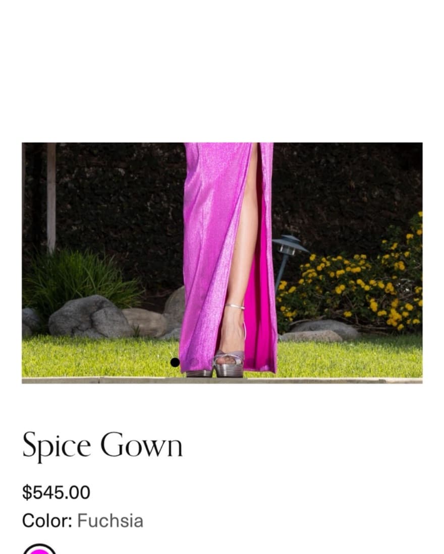 Fuchsia Dress - Image 2