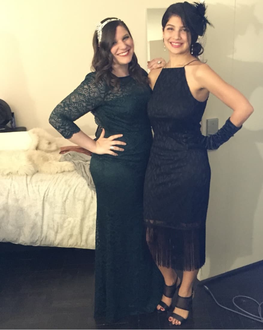 Laundry Emerald Open Back Lace Dress - Image 1
