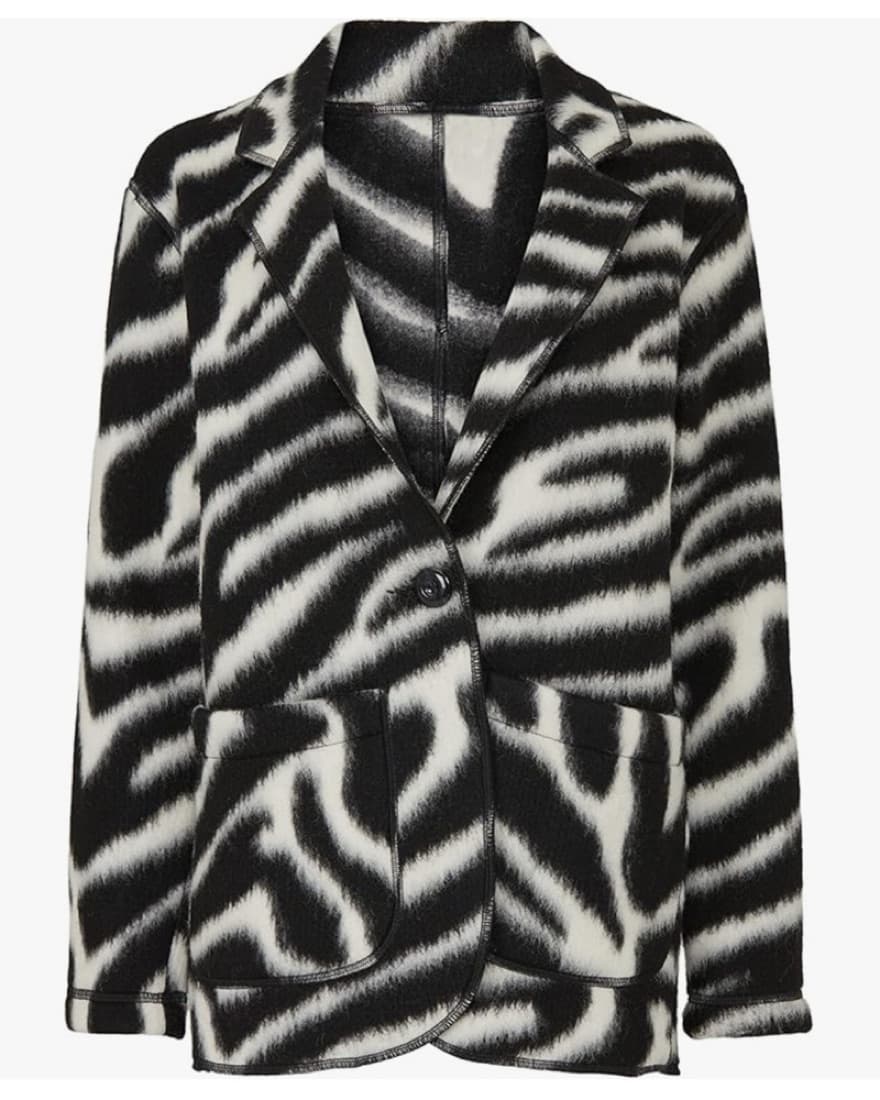 Chic Zebra Print Jacket - Image 3