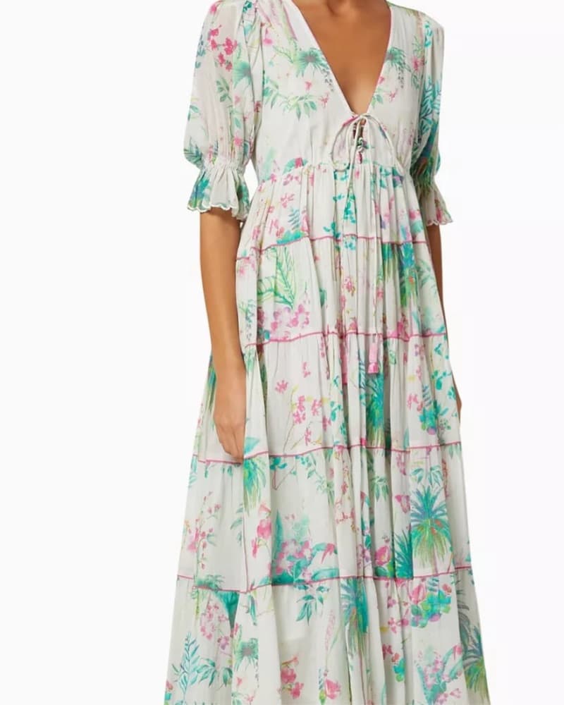 Hemant And Nandita Midi Dress - Image 1