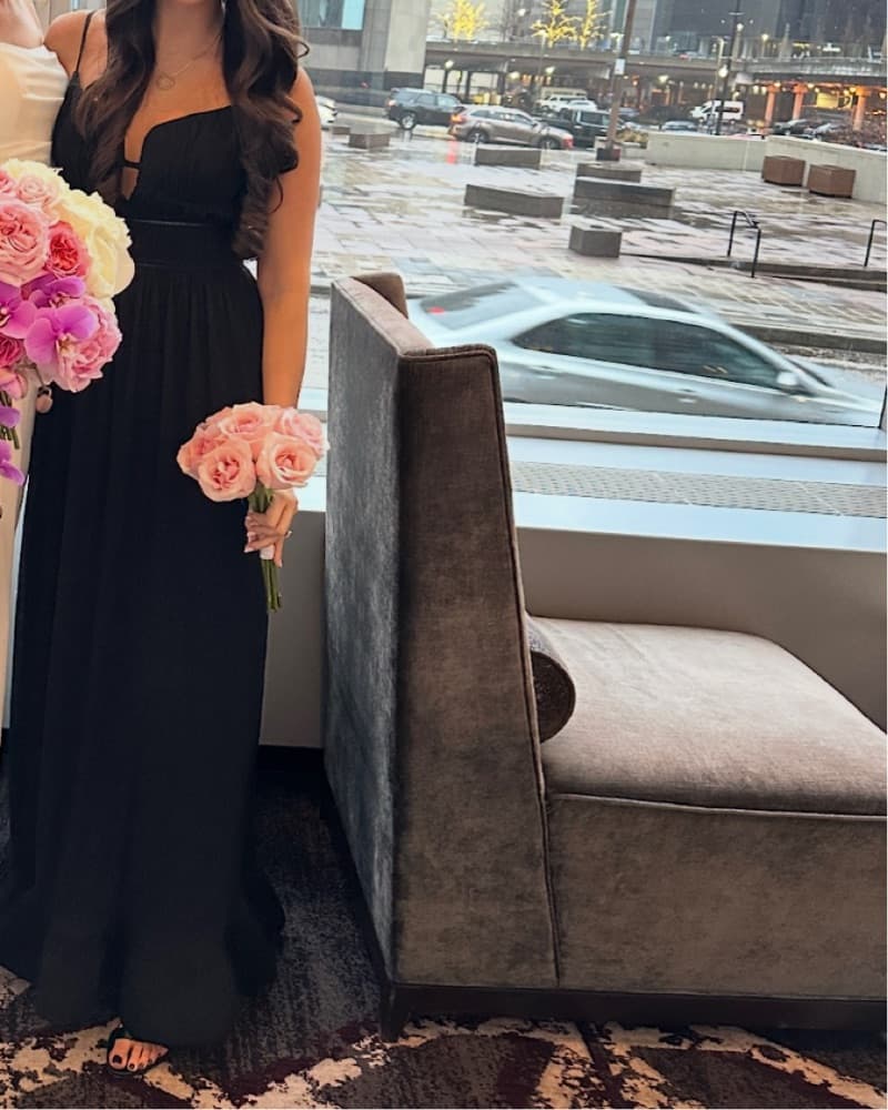 Elegant Black Simkhai Gown - Image 6