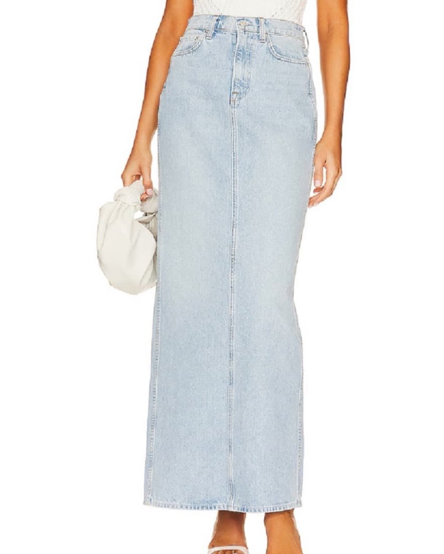 Revolve Amara Pencil Jean Skirt - Image 1