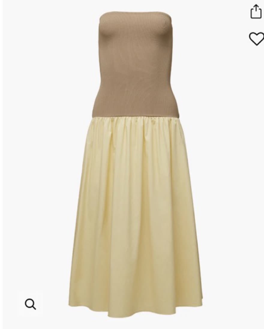 Ribbed Cotton midi Dress  - Image 2