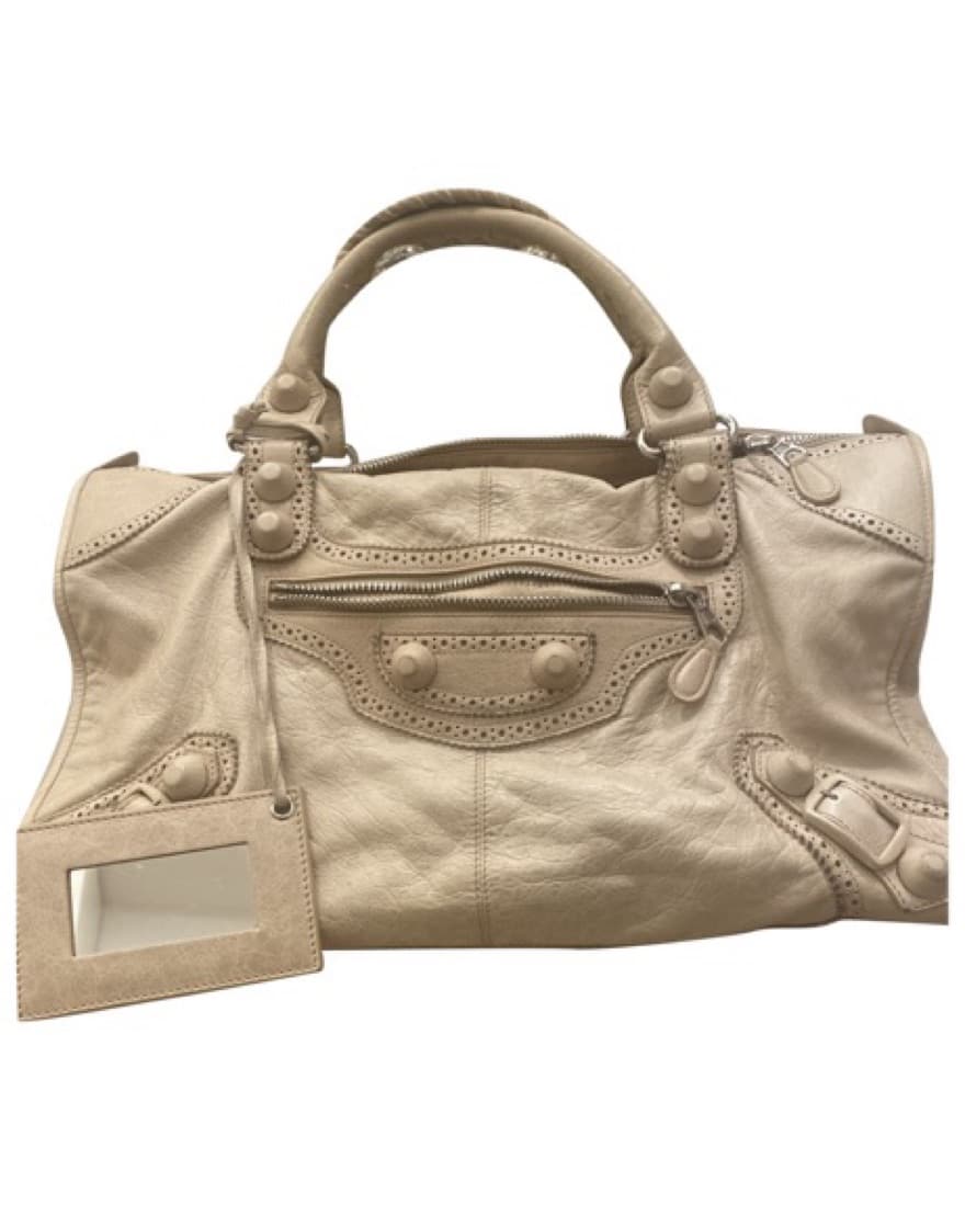 Balenciaga Tan City Bag - Image 1