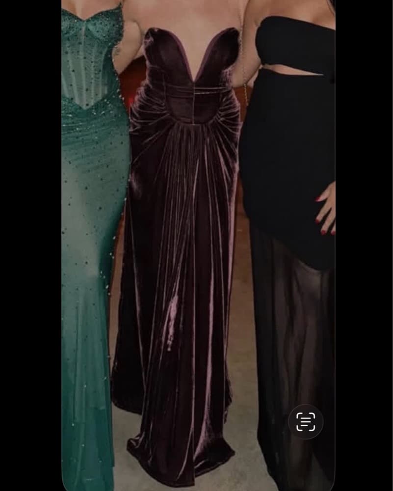 Luxurious Velvet Gala Gown - Image 2