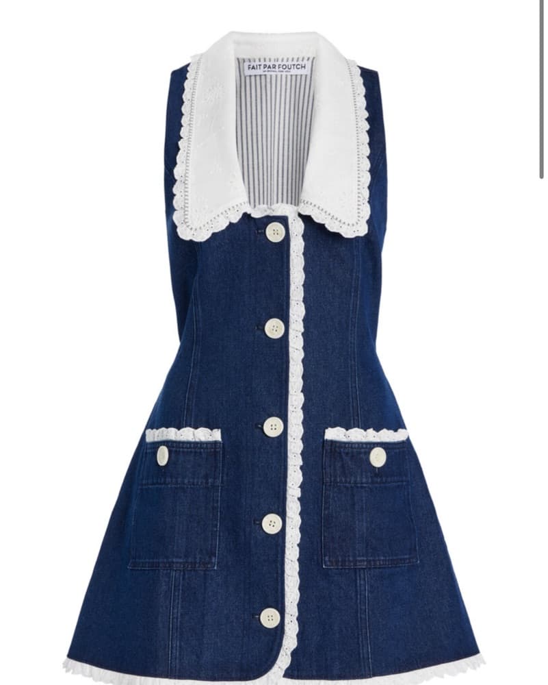 Fait par Foutch Adrienna Denim Dress - Image 1