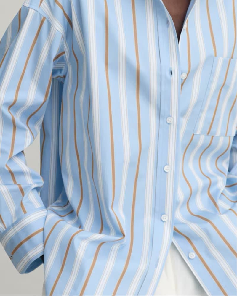 Striped Button-up Shirt - Image 3