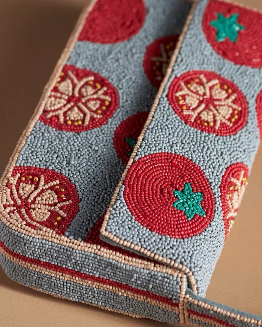 Anthropologie - Beaded Tomato Bag - Image 2