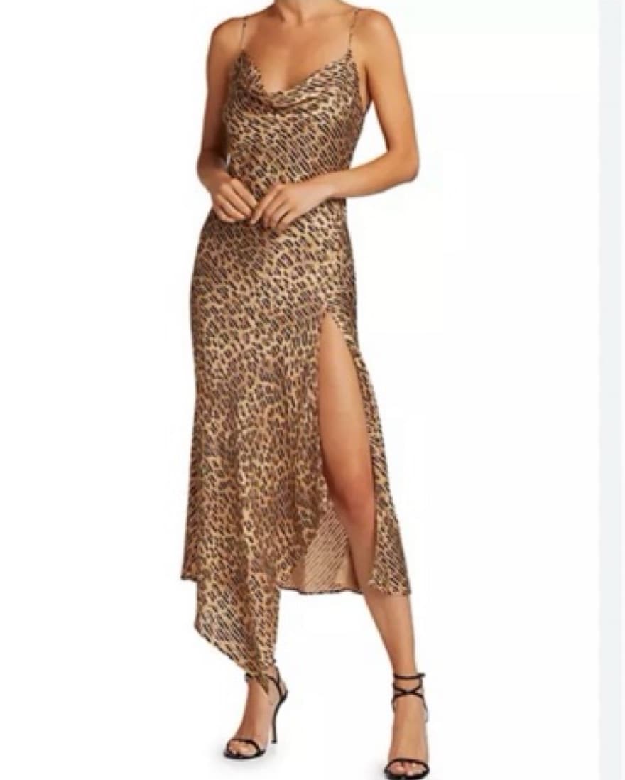Alice+Olivia Leopard Animal Print Dress - Image 1