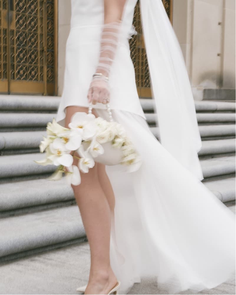 White Chiffon Matters Store Dress - Image 2